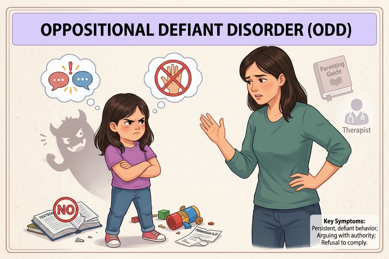 Oppositional defiant disorder (ODD) therapy for children at The Parklane Clinic in Lahore