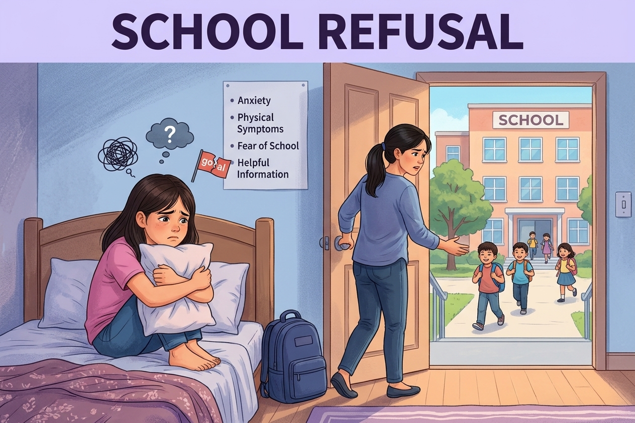 School refusal support from a child psychologist at The Parklane Clinic in Lahore