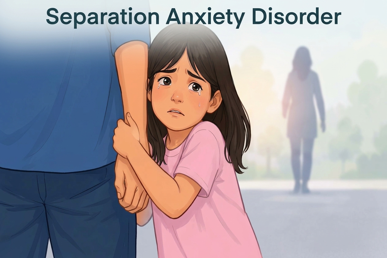 Separation anxiety disorder treatment for children at The Parklane Clinic in Lahore